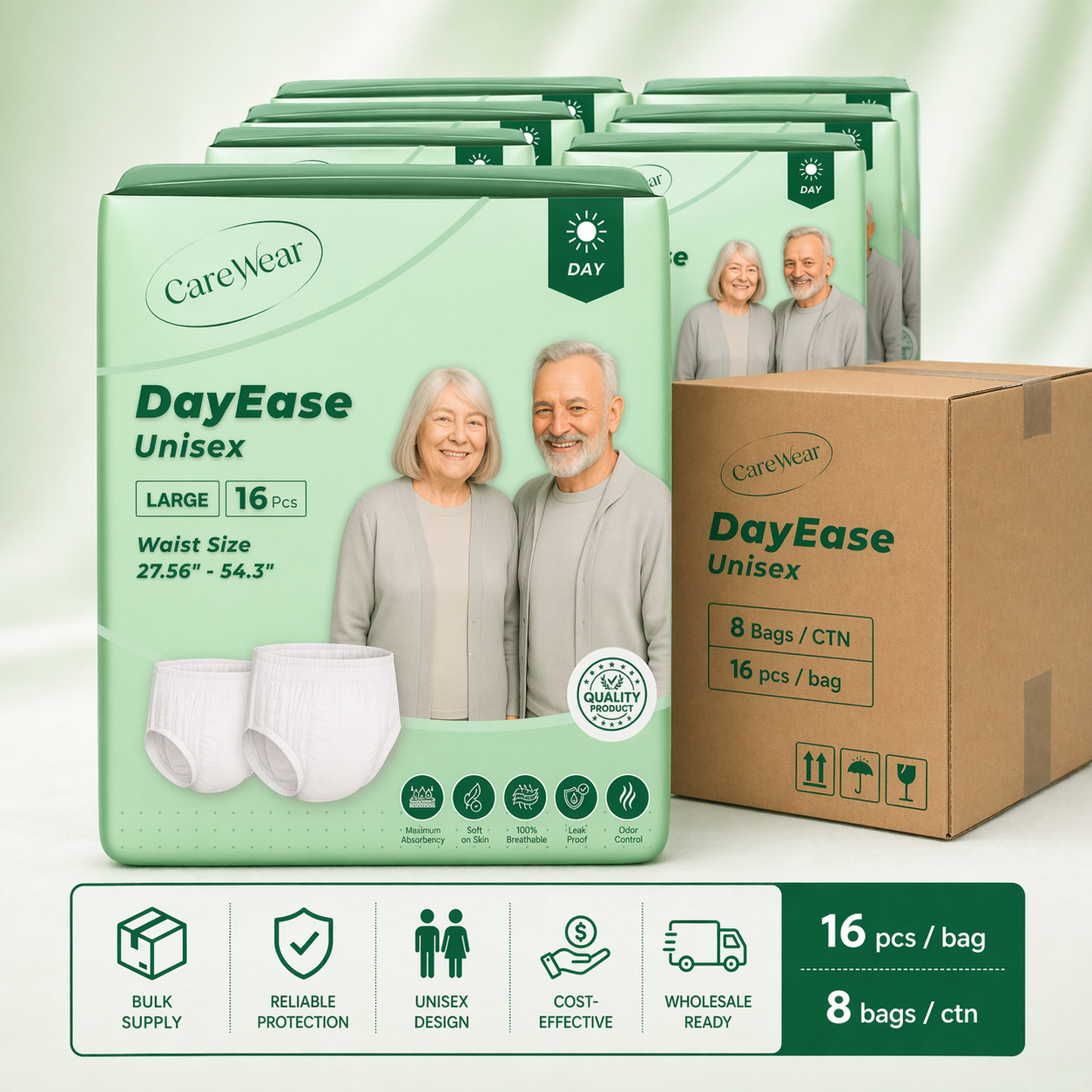 Adult diaper pants Day