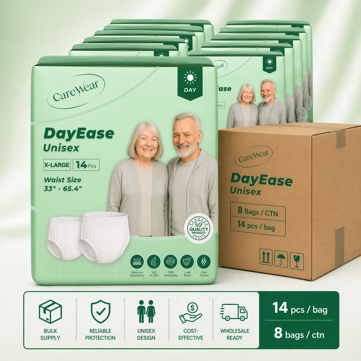 Adult diaper pants Day