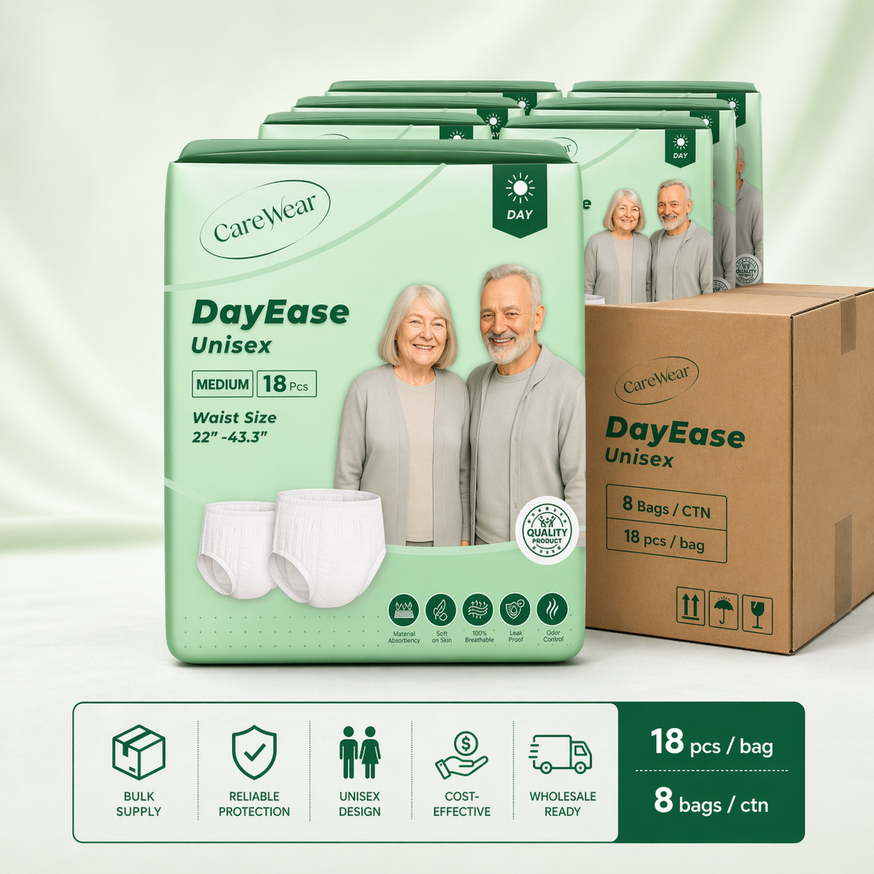 Adult diaper pants Day